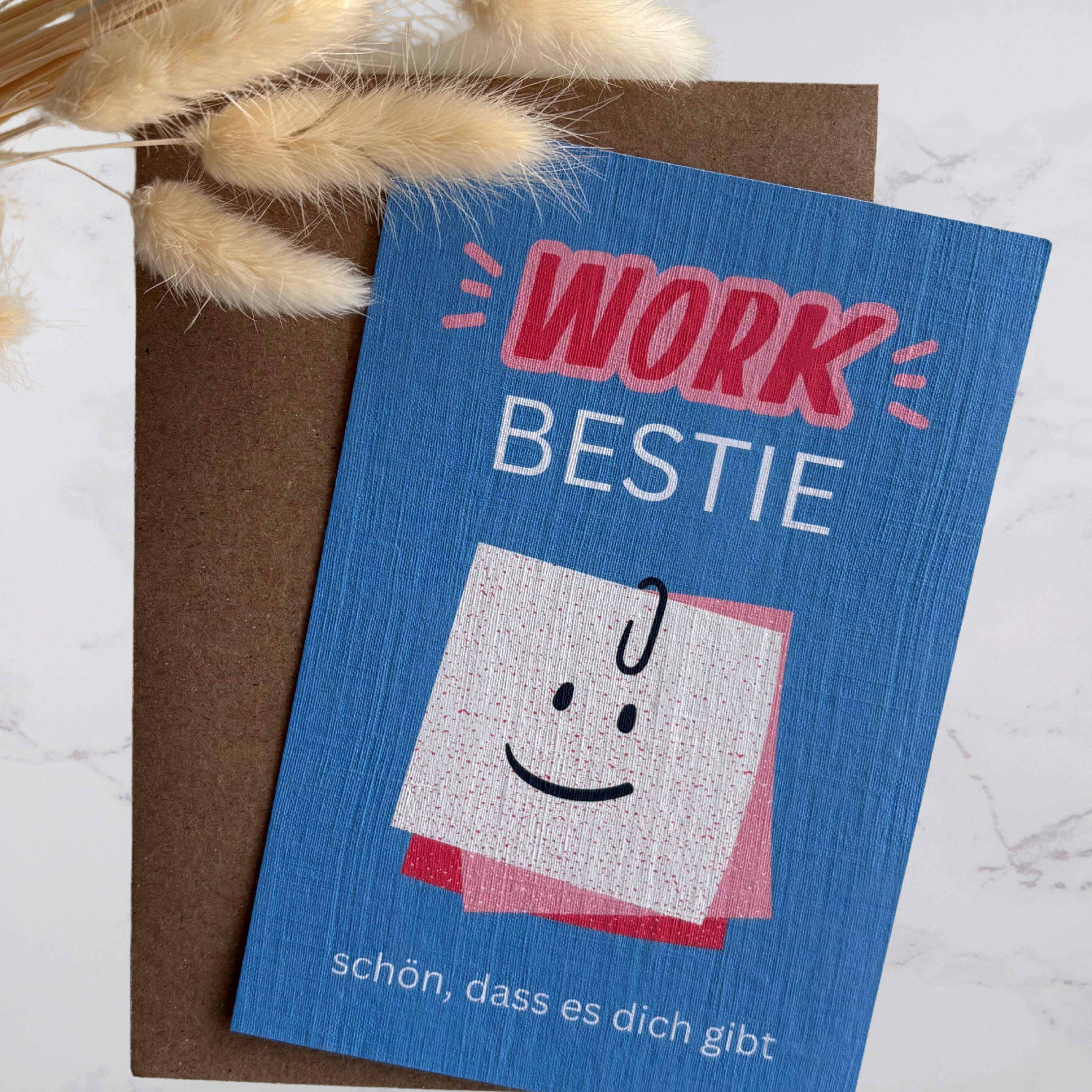 Grußkarte – Work Bestie