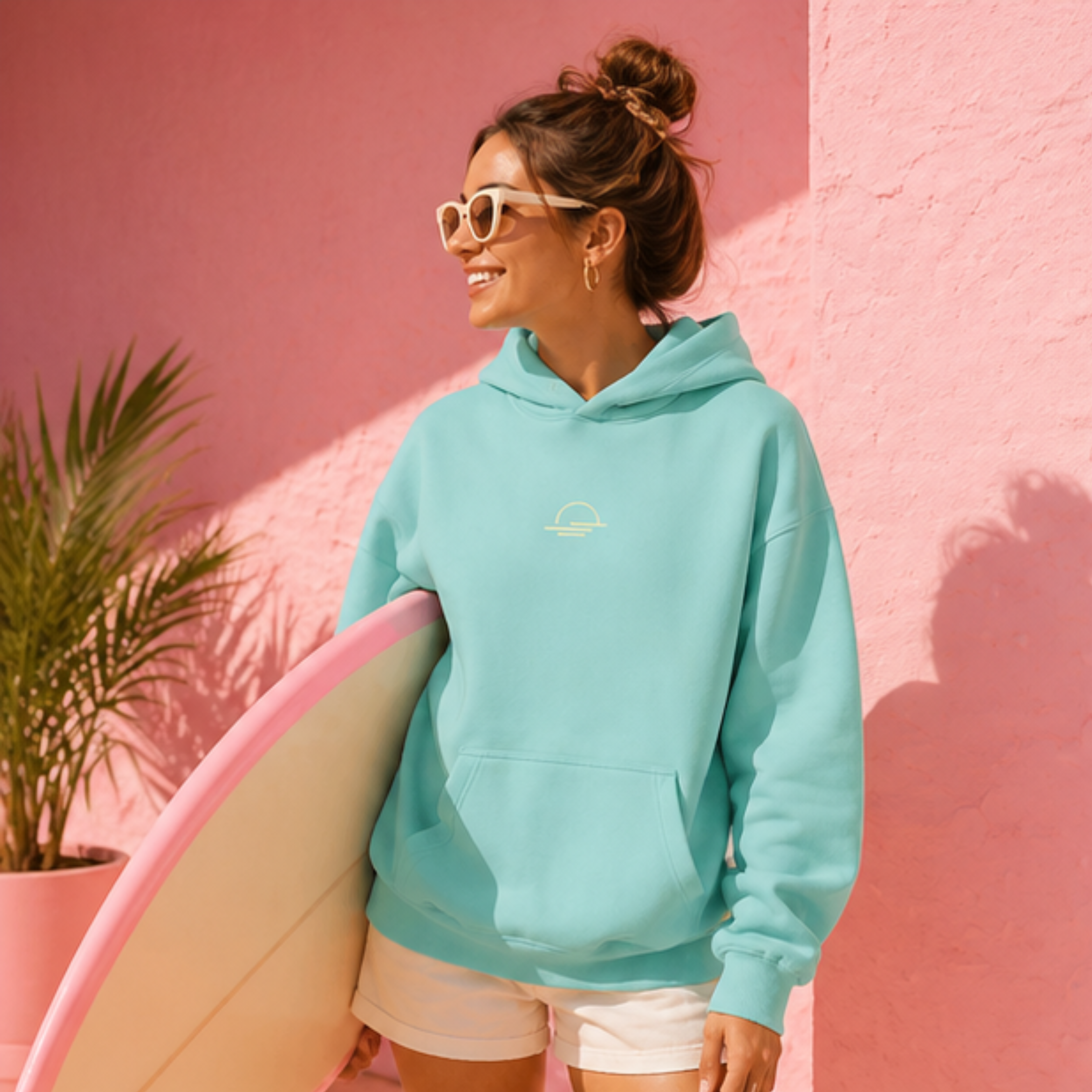 Oversize Hoodie Pastell – Pop Collection Premium Hoodie mit Print