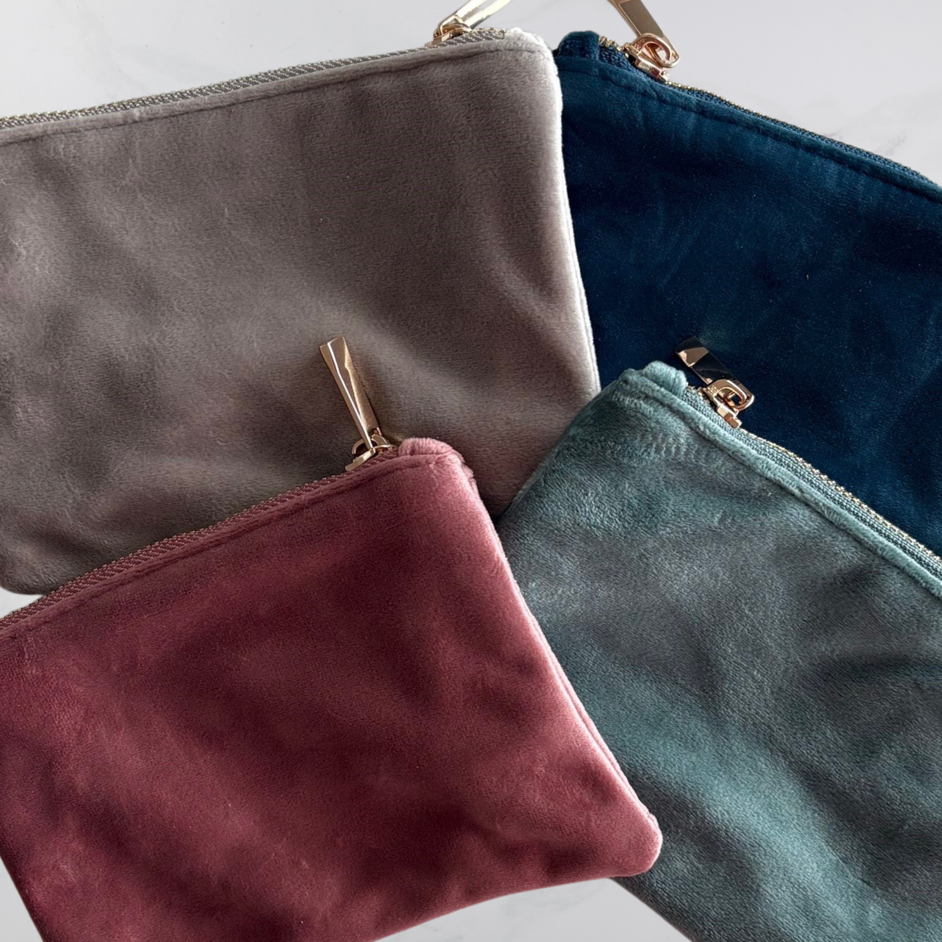 Samttasche - Velvet Accessory Pouch