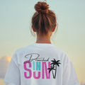 Oversize T-Shirt „Drenched in Sun“ aus Baumwolle