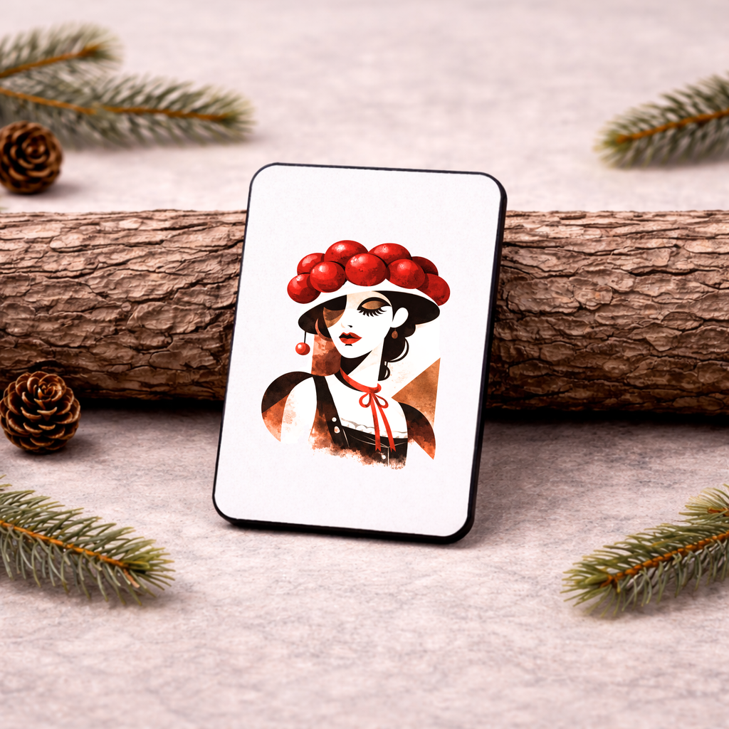Magnete „Black Forest Collection“ – Schwarzwald Design aus Holz – einzeln oder als Set erhältlich
