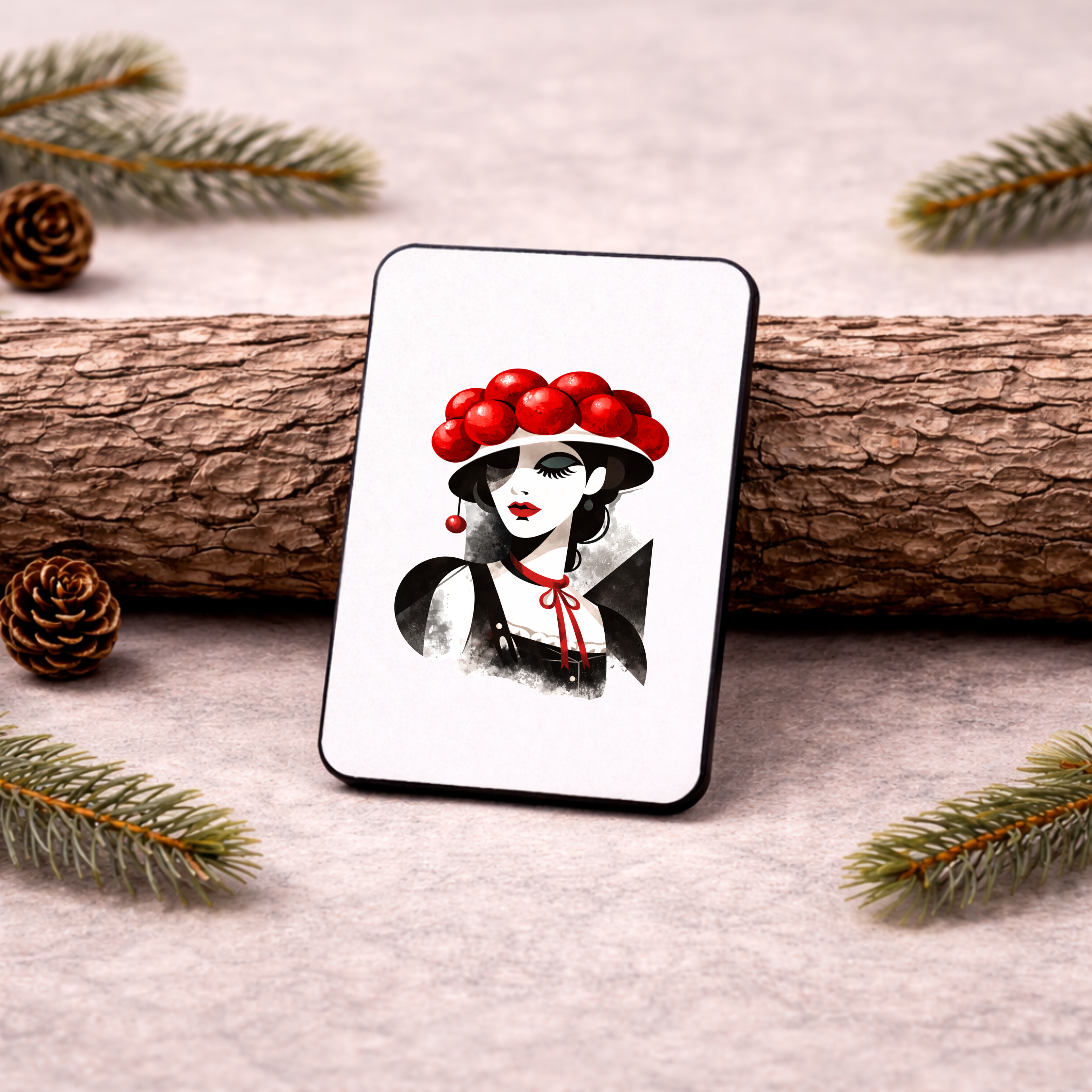 Magnete „Black Forest Collection“ – Schwarzwald Design aus Holz – einzeln oder als Set erhältlich