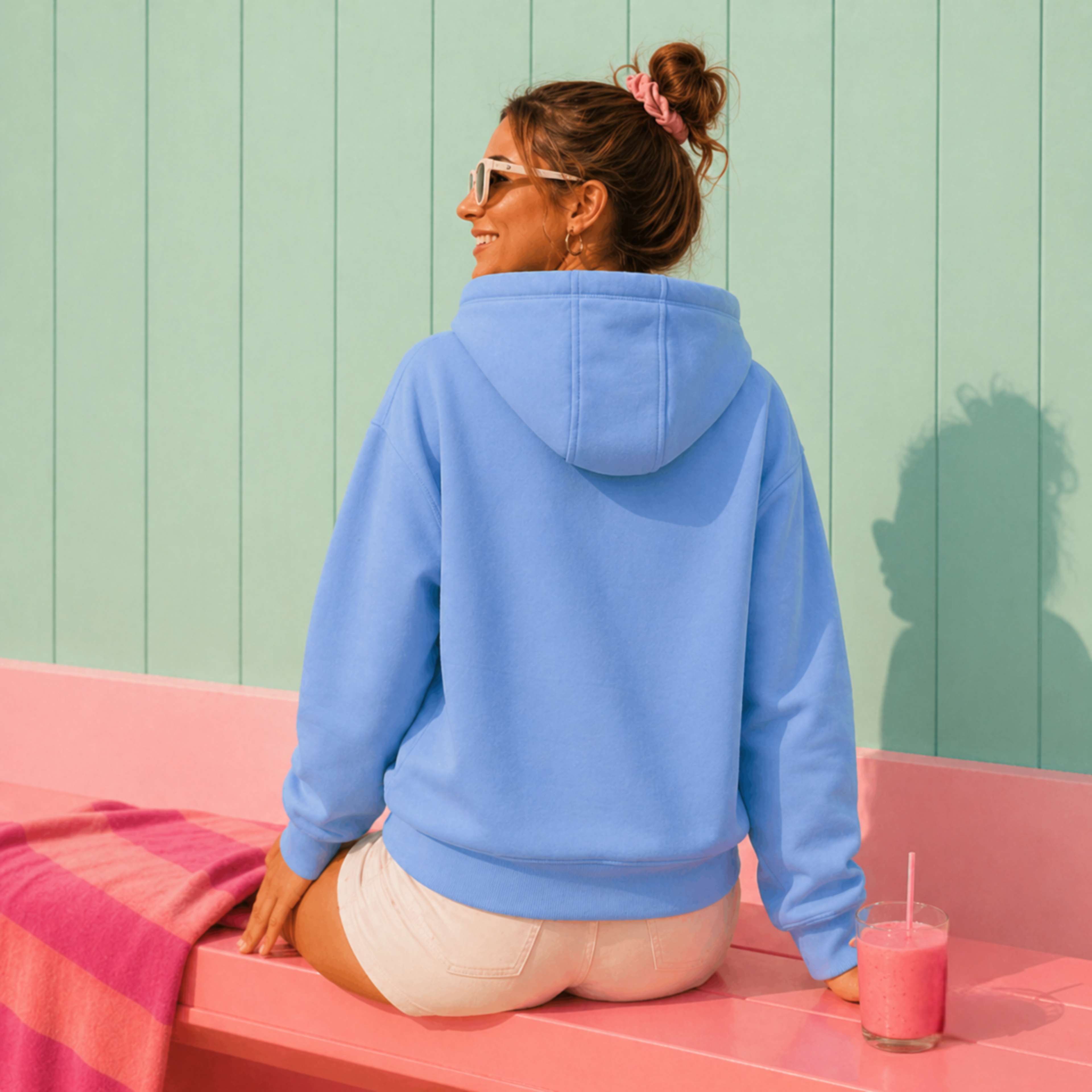 Oversize Hoodie Pastell – Pop Collection Premium Hoodie mit Print