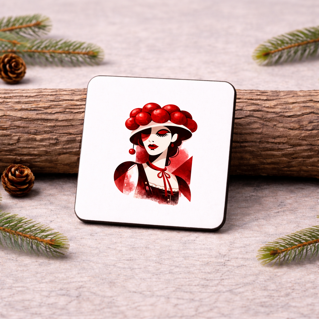 Untersetzer „Black Forest Collection“ – Schwarzwald Design aus Holz/Kork – einzeln oder als Set erhältlich
