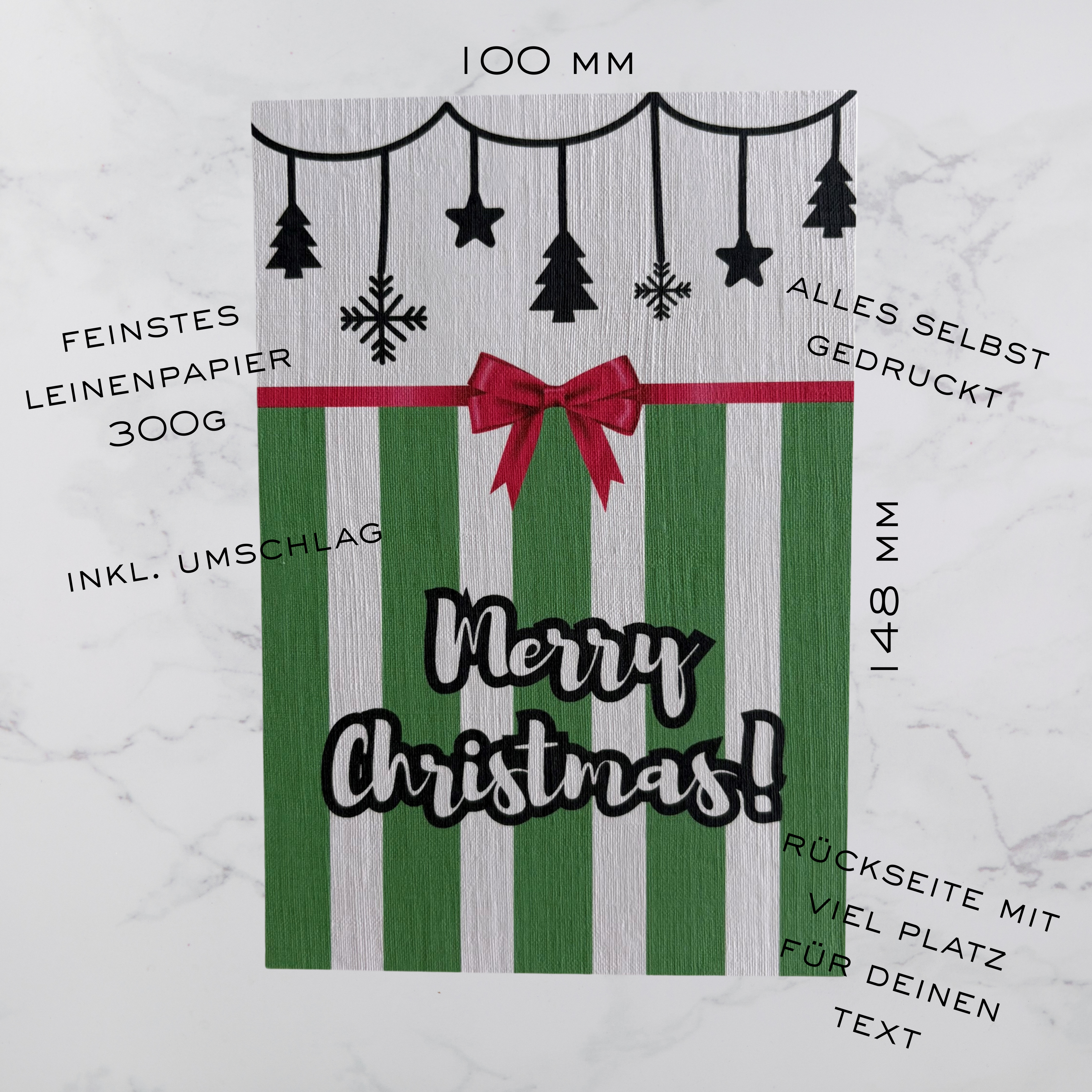 Grußkarte – Merry Christmas