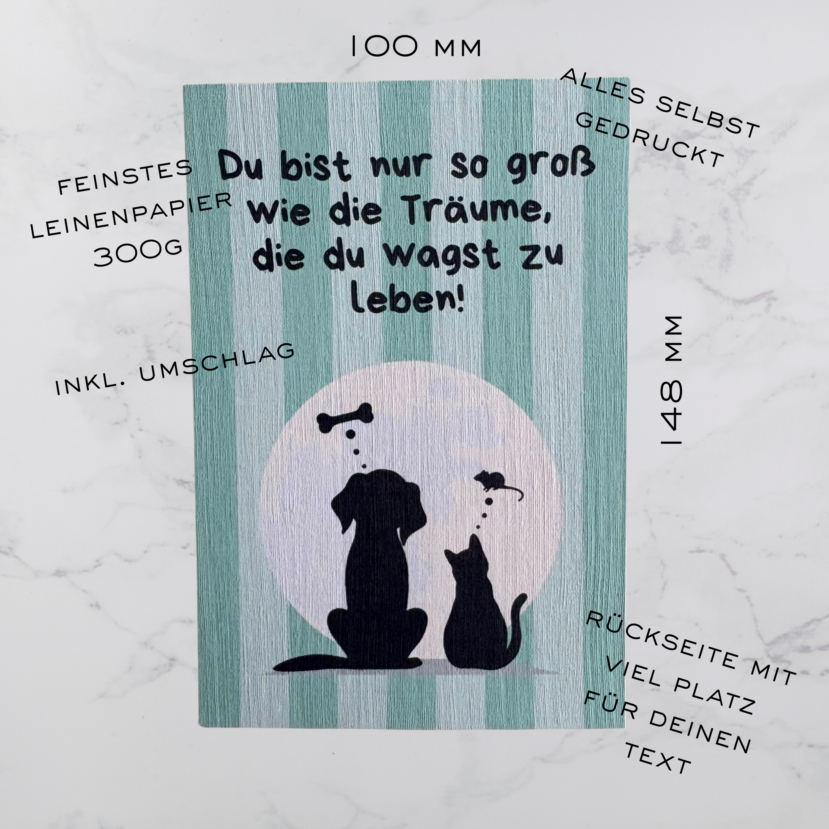 Grußkarte – Träume