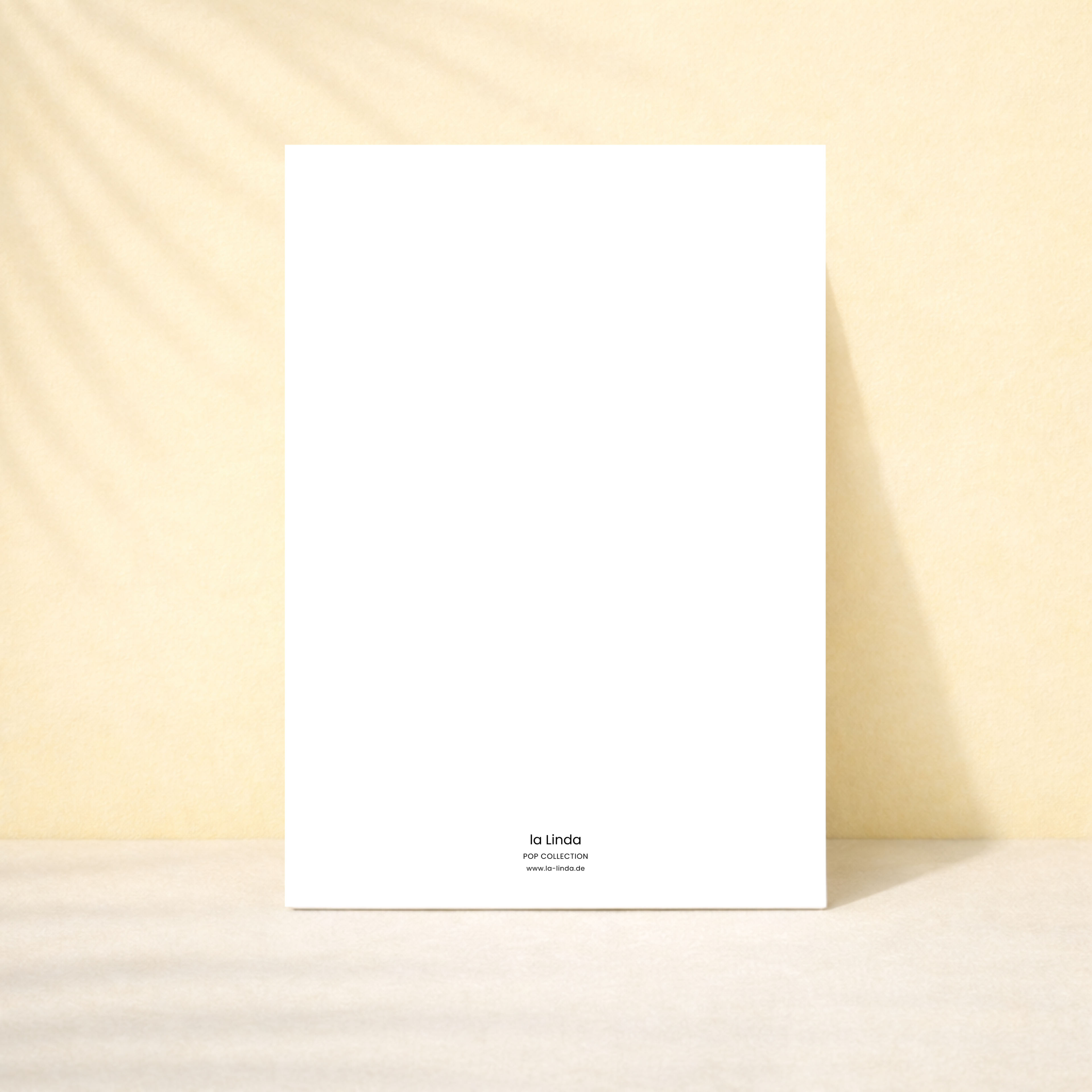 Grußkarte „Good Vibes Only“ – moderne Karte mit Umschlag auf 300g Papier