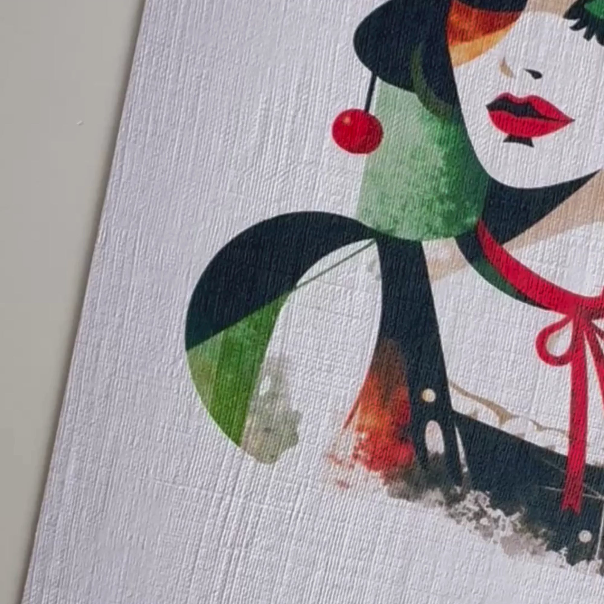 Leinen Grußkarte „Waldlicht“ – Black Forest Collection – harmonische Schwarzwald Kunstkarte in Naturtönen inkl. Umschlag