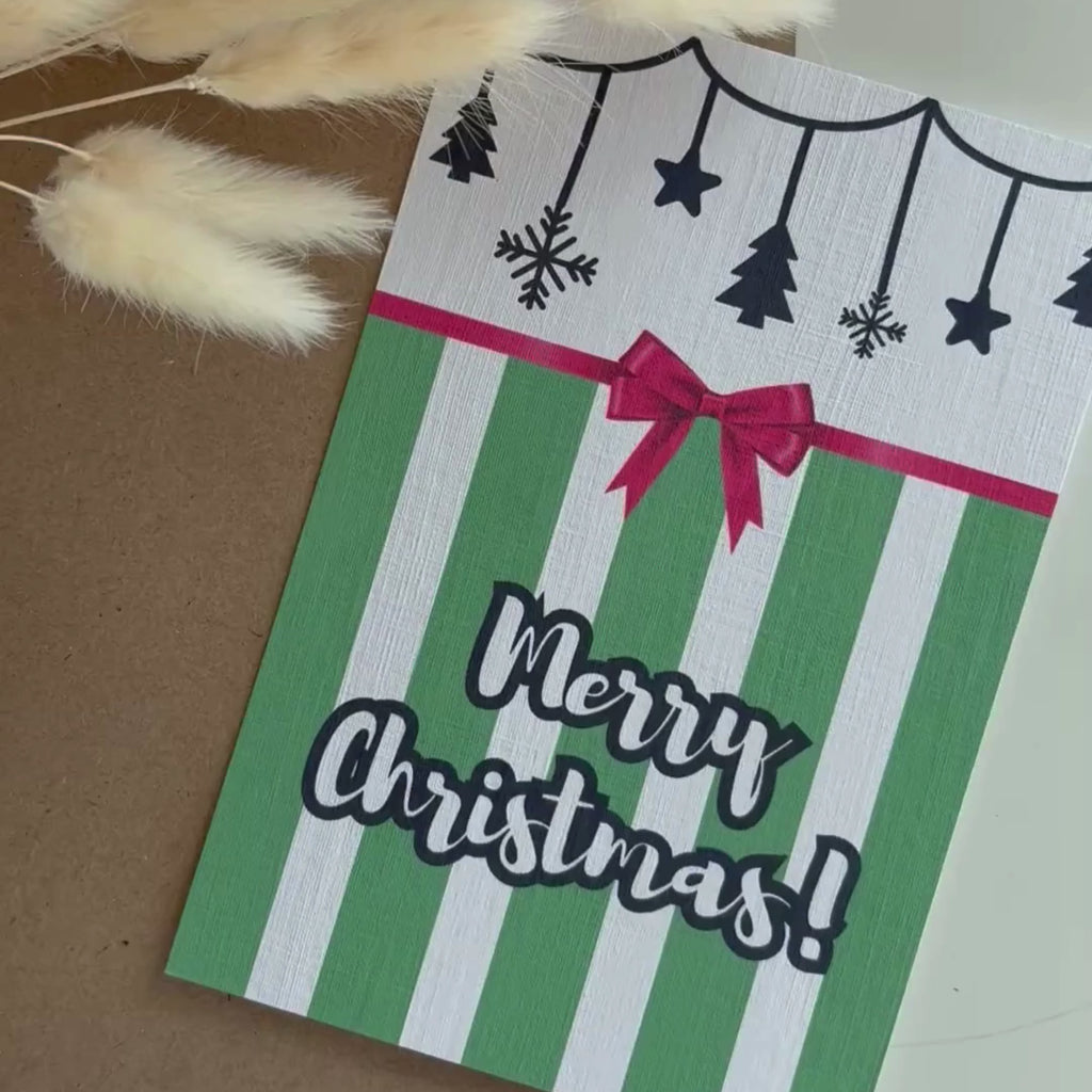 Grußkarte – Merry Christmas