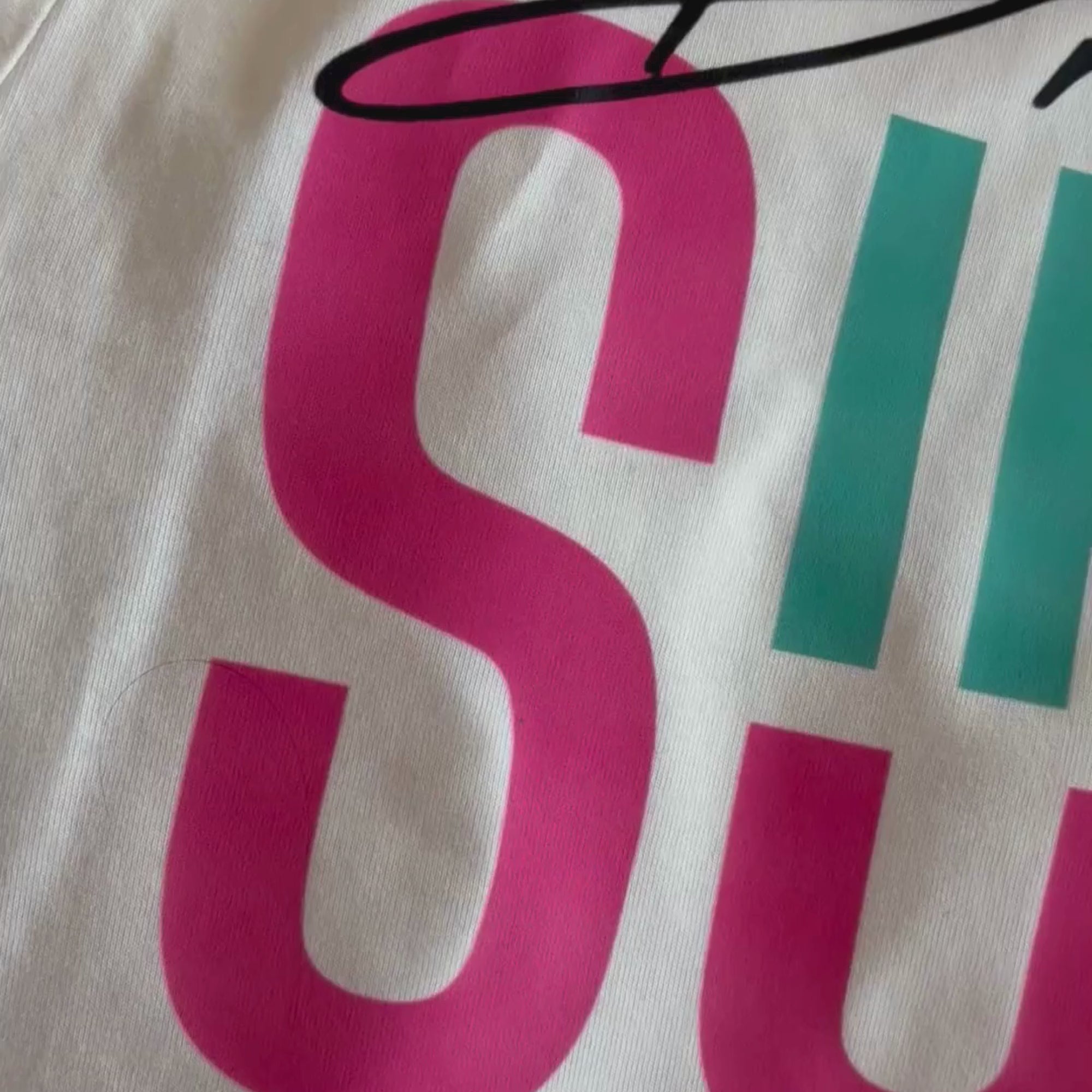 Oversize T-Shirt „Drenched in Sun“ aus Baumwolle