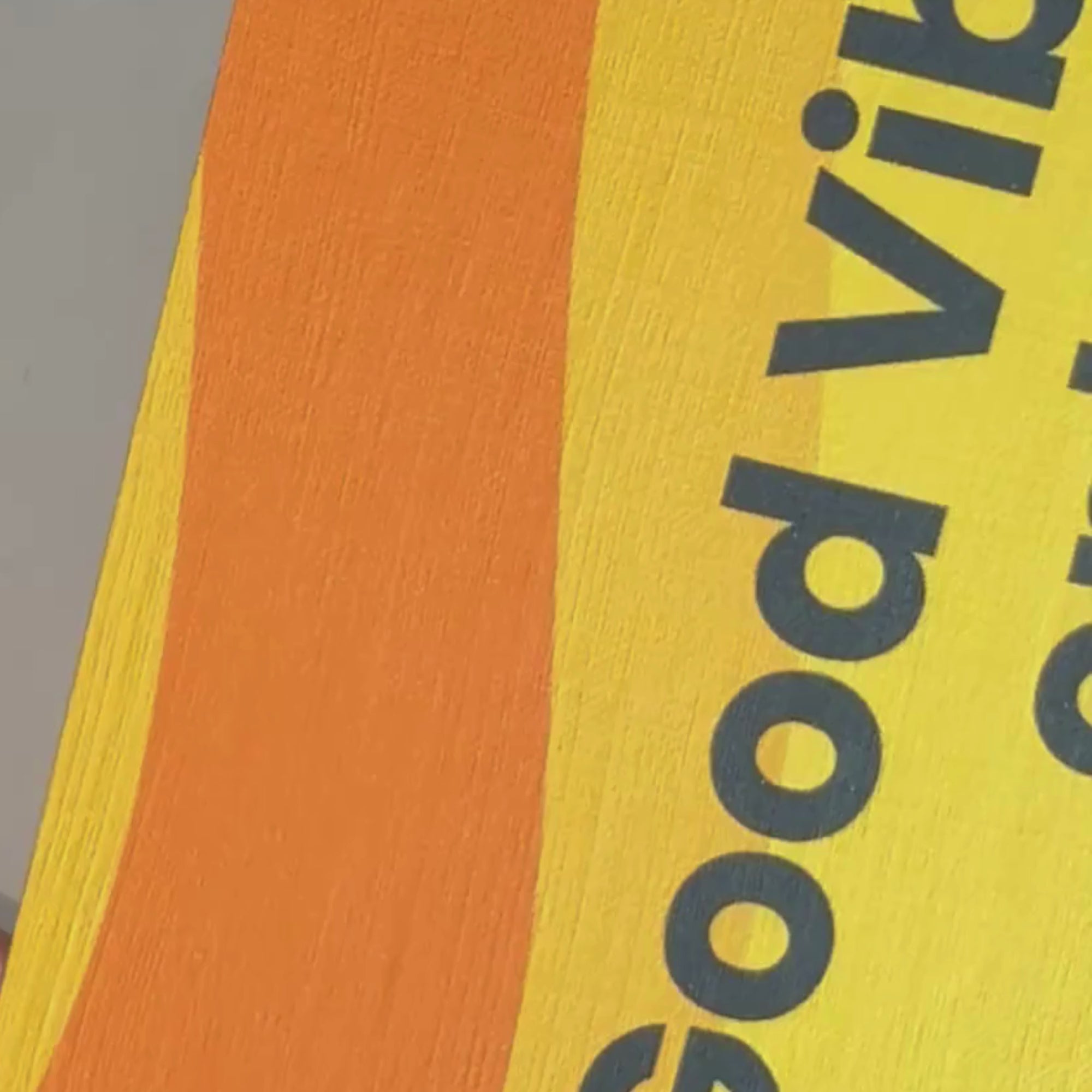 Grußkarte „Good Vibes Only“ – moderne Karte mit Umschlag auf 300g Papier